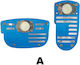 Autoline "A" Car Pedal Set Illuminated Universa...