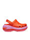 Crocs Classic Mega Crush Damen Clogs Rot