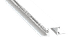 Lumines În aer liber Profil de aluminiu pentru banda LED cu Transparent Capac 100x4.1x1.4cm
