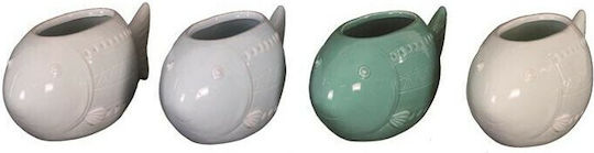 Ghiveci Ceramică Turcoaz 23x23x5εκ.
