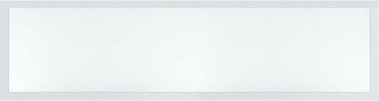 VK Lighting Παραλληλόγραμμο Χωνευτό LED Panel 40W με Θερμό Λευκό Φως 3000K 119.5x29.5εκ.