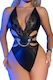 Pretty Lingerie Sexy Κορμάκι με Δαντέλα Μαύρο