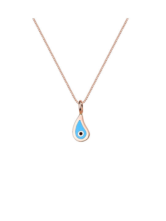 Kritsimis Charm Eye from Rose Gold 14K