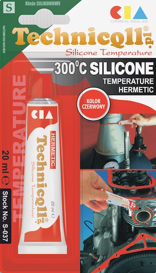 Technicqll 3390# Construcție Temperatură înaltă Roșie 20ml 1buc