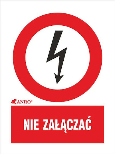Anro Placă de avertizare Avertisment 52x7.4cm