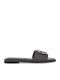 Women's Flat Sandals in Black Color