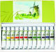 Сет акрилни бои за живопис Aquamarine Paints 12мл 1бр