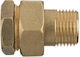 Invena Σύνδεση Σωλήνα Ορειχάλκινη 1/2" 50.8mm ZM-17-015