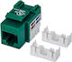 Prize de rețea RJ45 De tip Cat6 în culoarea Verde 210638