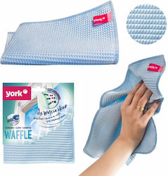 York Țesătură De Curățare Cu Microfibră Pentru Geamuri Albăstru 35x35cm