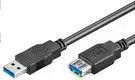 Microconnect USB3.0AAF5B USB 3.0 USB-A male σε USB-A female 5m