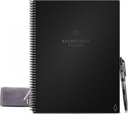 Rocketbook Fusion Letter Notebook A4 Black