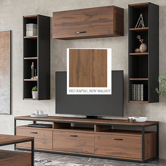 Wohnzimmer TV-Einheit Walnut L159xB45xH47cm