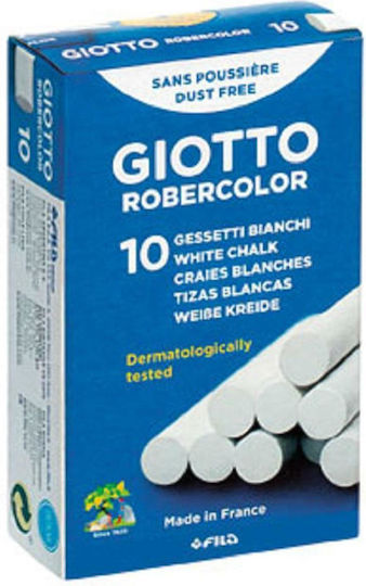 Giotto Σετ 10 Λευκές Κιμωλίες Blister 5368