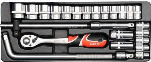 Yato Tool Set Ratchet 1\2" 25pcs YT-12671