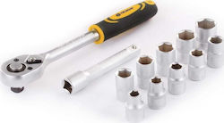 Fieldmann FDN1060 Ratschen- und Steckschlüssel-Set 1/2"