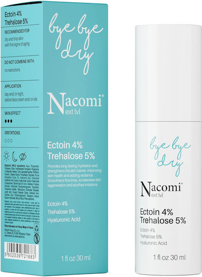 Nacomi Next Level Ectoin 4% Trehalose 5% Ενυδατικό Serum Προσώπου για Λάμψη 30ml