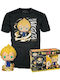 Funko Pop! Tees Animație: Dragon Ball Z - Majin Vegeta Strălucește în întuneric Exclusiv