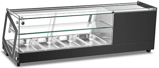 Ψυγείο Βιτρίνα Sushi 4 Λεκανάκια Gn1/3 Ve413s 113x39,5x37,5cm