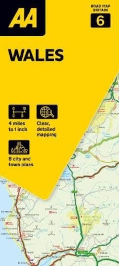 Aa Road Map Wales