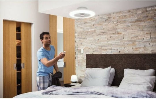 Philips Amigo Ceiling Fan 49cm with Light Fixture White