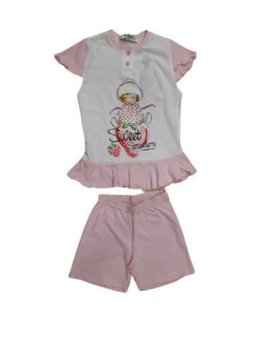 Amelie Pijama pentru copii De bumbac Roz