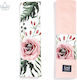 La Millou Baby Car Accessories Car Seat Belt Pads Pink Wild Blossom Velvet
