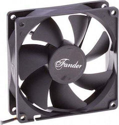 Fander FRX29225LX Case Fan 92mm με Μωβ Φωτισμό και Σύνδεση 3-Pin