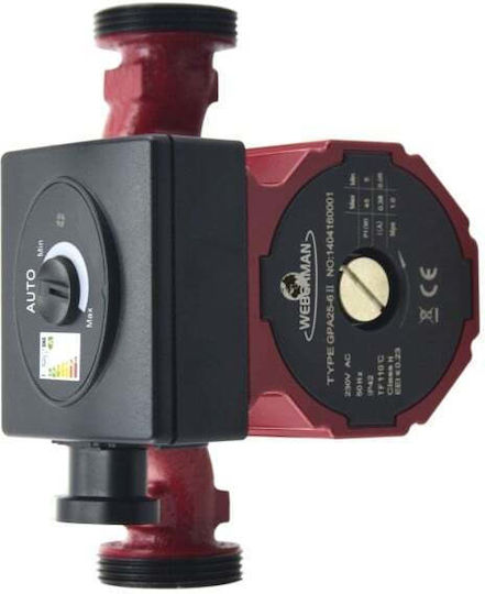 Weber Systems GPA II 25-4 Electronic Circulator Pump Hot Water Recirculation 180mm