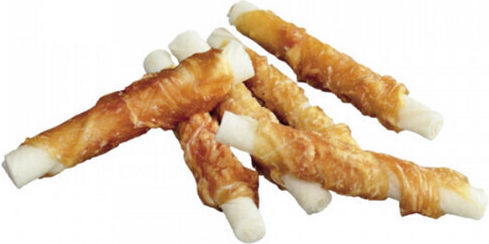 Nobby Starsnack Bbq Wrapped Dog Treat For Puppies Of Small Breeds With Chicken Meat And Pork 6cm 10gr