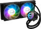Valkyrie Jarn 280 ARGB AIO CPU Liquid Cooling with 2 140mm Fans