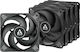 Arctic P12 Max Case Fan 120mm with Connection 4-Pin PWM 5pcs