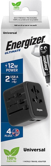 Hoco Adaptor Priză de la Universal în Universal