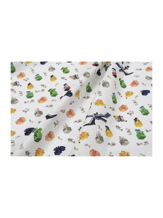 Dimcol Chiffon Burp Cloth White-multi