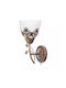 Lamp Wall with Socket E27 Brown