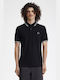 Fred Perry Herren Shirt Polo Black/snow White/warm Grey/u58