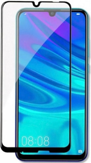 Vollflächig gehärtetes Glas Schwarz (Huawei P Smart S / Y8P)