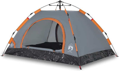 vidaXL Automatic Camping Tent Igloo Gray for 2 People 360x135x105cm