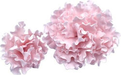 Pink Peonies 7cm Handmade Fondant Decorations