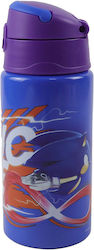 Παγούρι Αλουμινίου Καλαμάκι Sonic Hedgehog 500ml