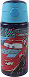 Disney Cars Aluminium-Wasserflasche mit Strohhalm 500ml