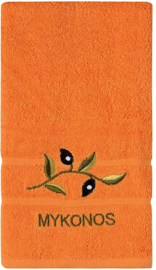 Silk Fashion Hotelhandtuch 100x50 cm Orange