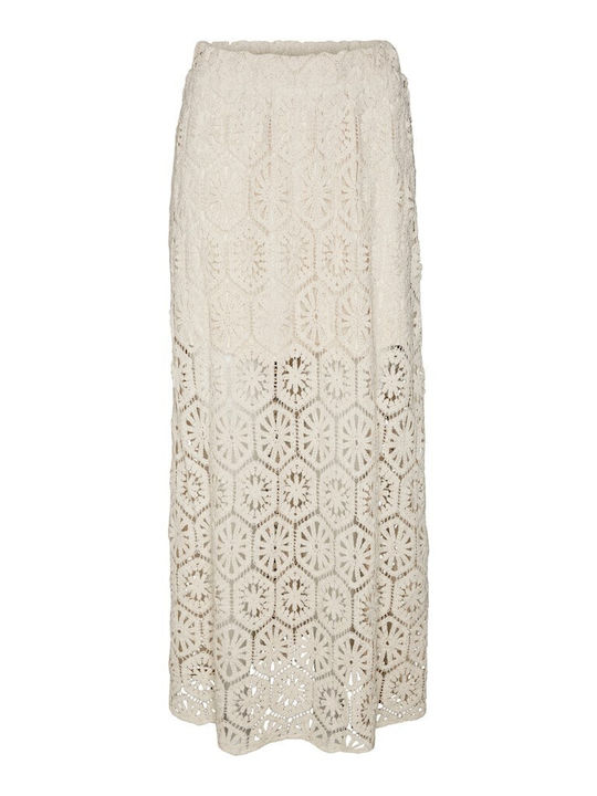 Vero Moda Maxi Skirt Ecru