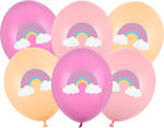 Rainbow Balloons Set 6 Pcs