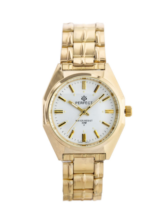 Perfect Watch Battery with Gold Metal Bracelet