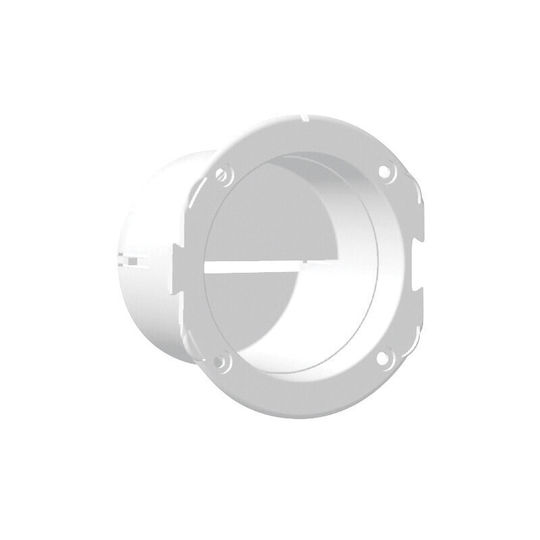 Nuova Rade Boat Air Duct Link with 76mm Diameter 76x76x76mm White