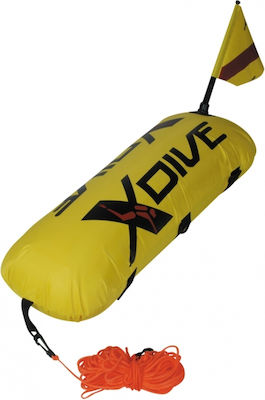 Σημαδούρα X-dive Pvc Κάλυμμα Nylon Κίτρινη 65021