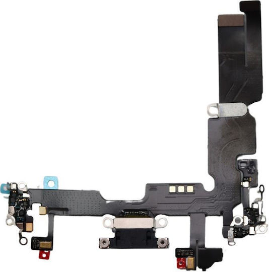 Кабел с Порт за зареждане в Черен цвят за iPhone 14 Plus