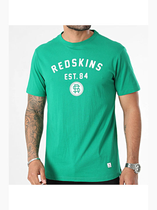 Redskins Bluza Bărbătească cu Mânecă Scurtă Verde