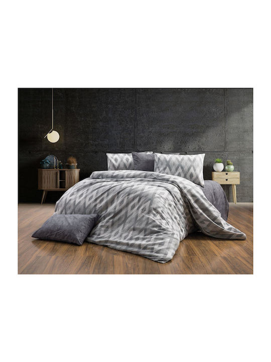 Dimcol Bettbezug Einzelbett 160x240 Grey